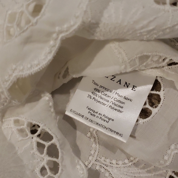 Sezane Tops Sezane Rio Top Fr 34 Us 2 Ecru Poshmark